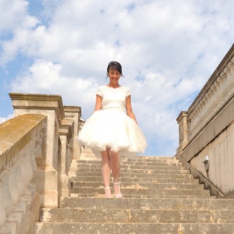 CT Bride: Blanca y de corto va la novia.